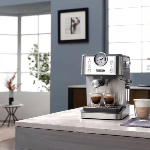Aparat de cafea DeLonghi Linea Classic Manual (cu cupă) / 1.7 l / Inox photo 9