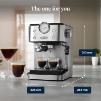 Aparat de cafea DeLonghi Linea Classic Manual (cu cupă) / 1.7 l / Inox photo 10