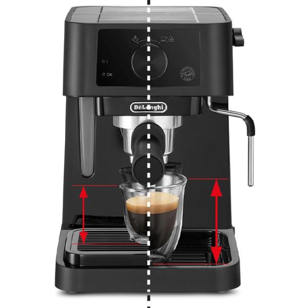 Aparat de cafea DeLonghi Stilosa Manual (cu cupă) / 1 l / Black photo 6