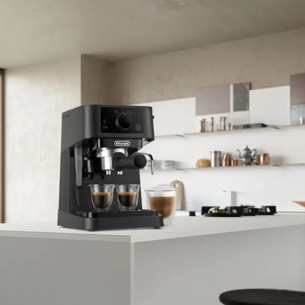 Aparat de cafea DeLonghi Stilosa Manual (cu cupă) / 1 l / Black photo 8