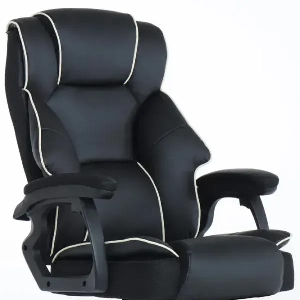 Fotoliu de birou Magnus MC 136 ECO Piele/ Black Silver photo 3