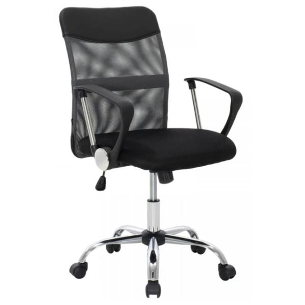 Fotoliu de birou Xenos Lyon Spumă poliuretanică/ Black Silver photo 1