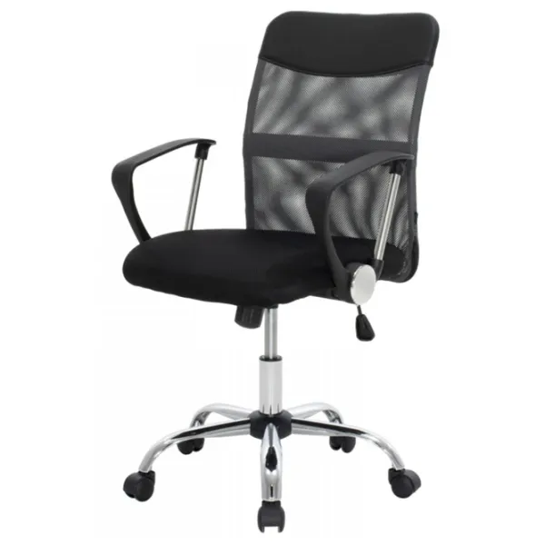 Fotoliu de birou Xenos Lyon Spumă poliuretanică/ Black Silver photo 2
