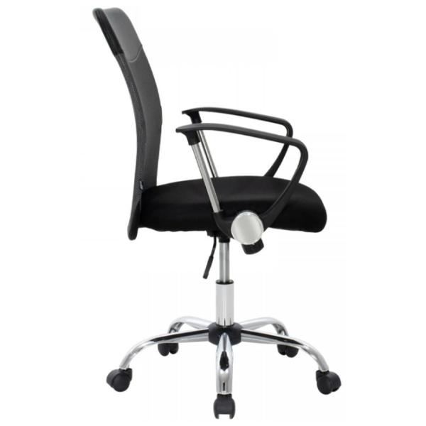 Fotoliu de birou Xenos Lyon Spumă poliuretanică/ Black Silver photo 4