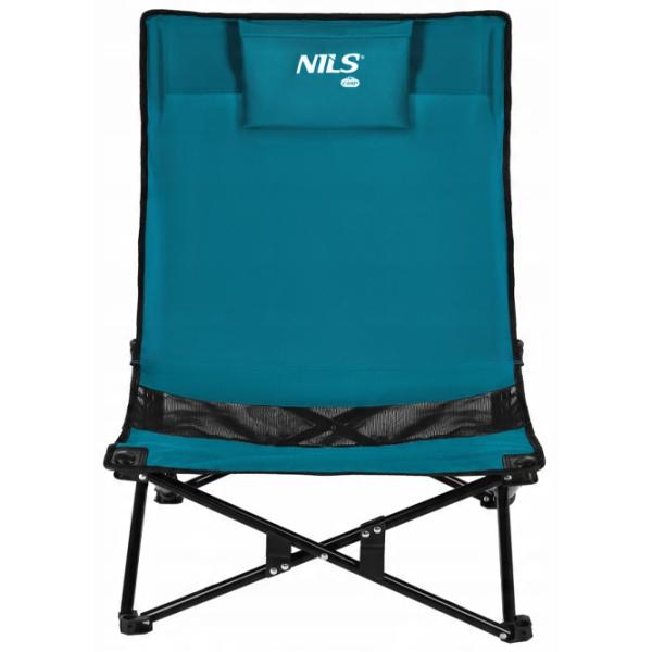 Scaun camping Nils NC3306 Poliester / Blue Black photo 1