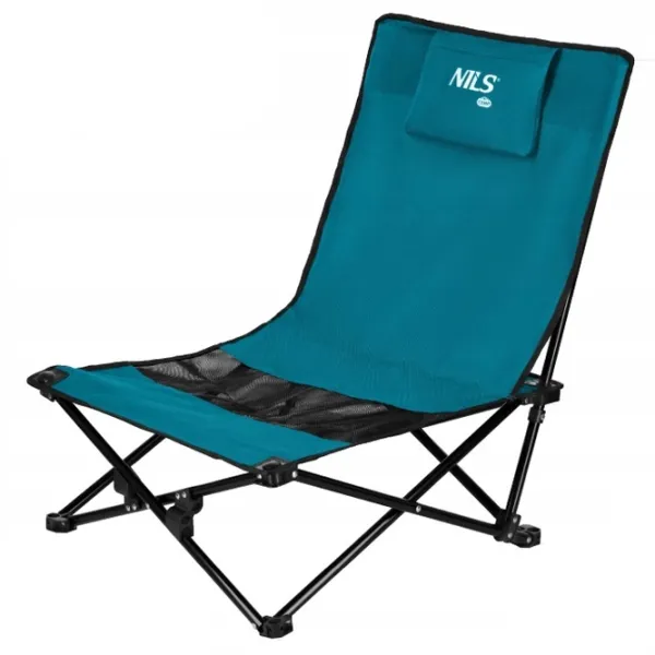 Scaun camping Nils NC3306 Poliester / Blue Black photo 2