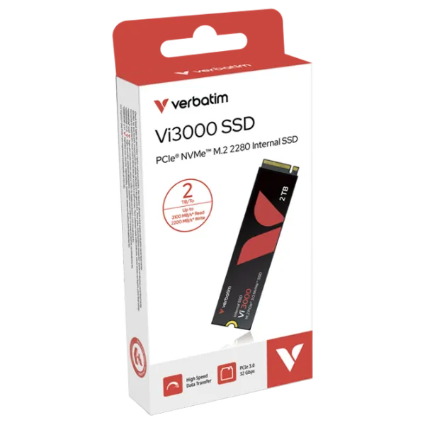 SSD Verbatim Vi3000 2 ТБ M.2 NVMe photo 5