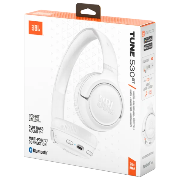 Căști JBL T530BT White Fără fir/ Personal photo 10
