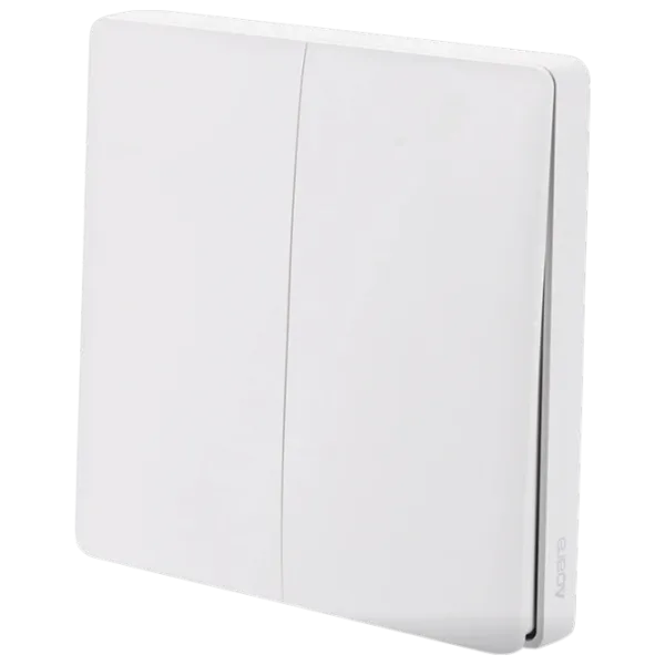 Întrerupător inteligent Aqara Double Key Gray photo 1