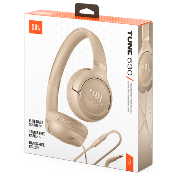 Наушники JBL T530 Бежевый Проводная/ Персональный photo 10