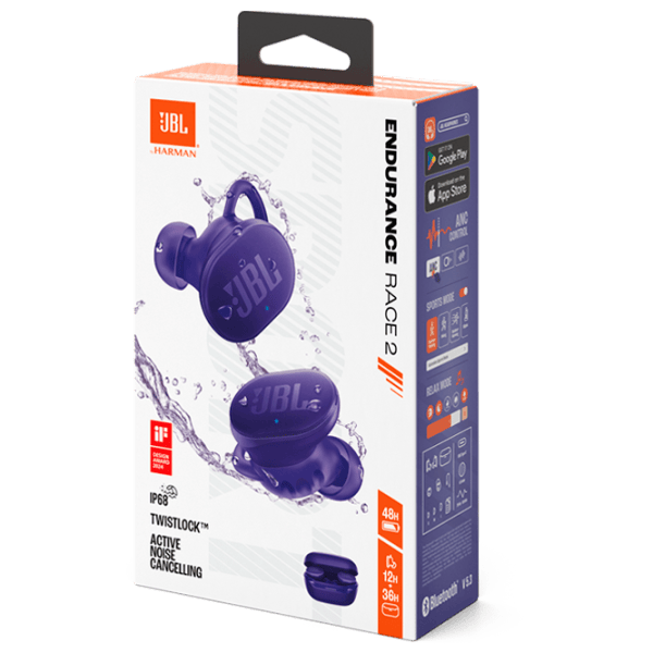 Căști JBL Endurance Race 2 Purple Fără fir/ Personal photo 11