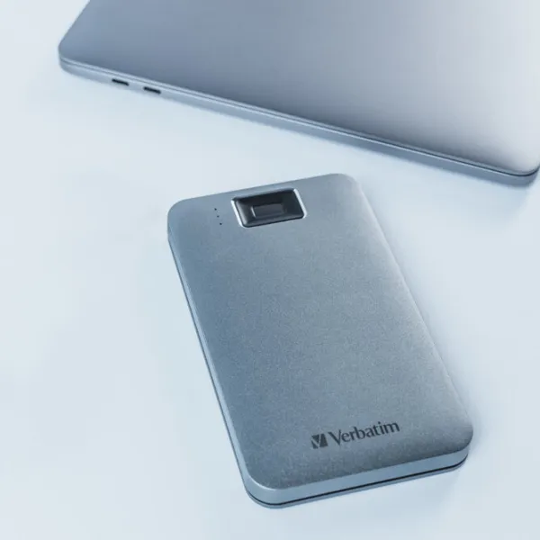 Unitate externă de stocare HDD Verbatim Executive Fingerprint Secure 1 TB 53652 / Gray photo 5