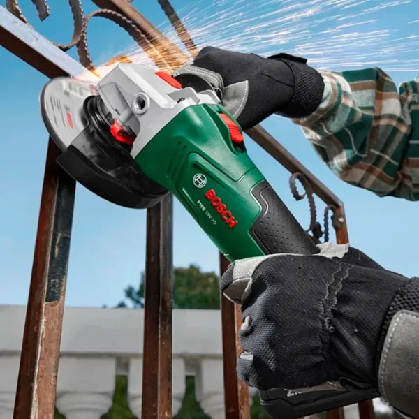 Шлифовальная машина Bosch PWS 18V-70 Угловая / / Зеленый photo 2