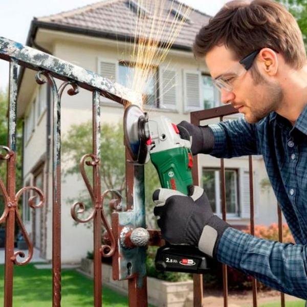 Шлифовальная машина Bosch PWS 18V-70 Угловая / / Зеленый photo 3