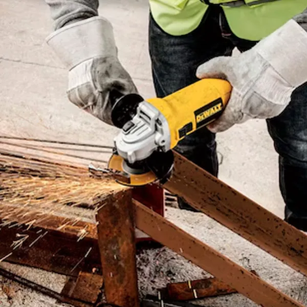Шлифовальная машина Dewalt DWE4117-QS Угловая / 950 Вт / Желтый photo 5