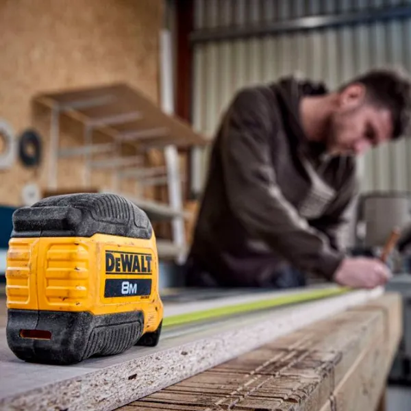 Ruletă Dewalt DWHT38128-0 8 m / Yellow photo 4