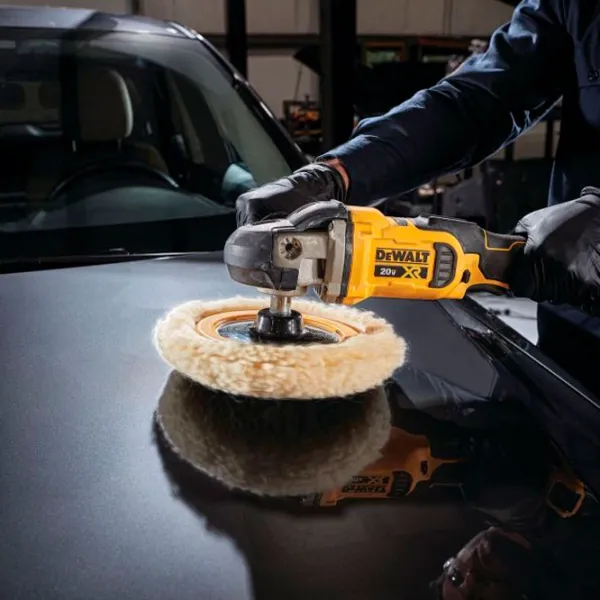 Полировальная машина Dewalt DCM849N Желтый photo 7