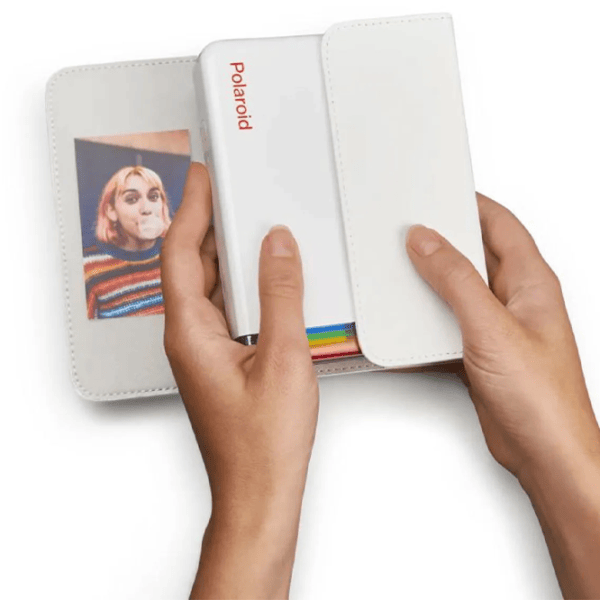 Кейс для принтера Polaroid Hi-Print 2X3 Искусственная кожа / Белый photo 3