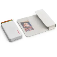 Husă pentru imprimantă Polaroid Hi-Print 2X3 Piele artificială / White photo 5