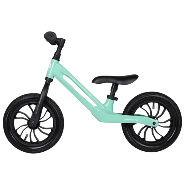 Bicicletă fără pedale Qplay Racer 10"  Metal / Mint Black photo 1