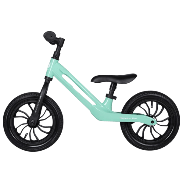 Bicicletă fără pedale Qplay Racer 10"  Metal / Mint Black photo 1