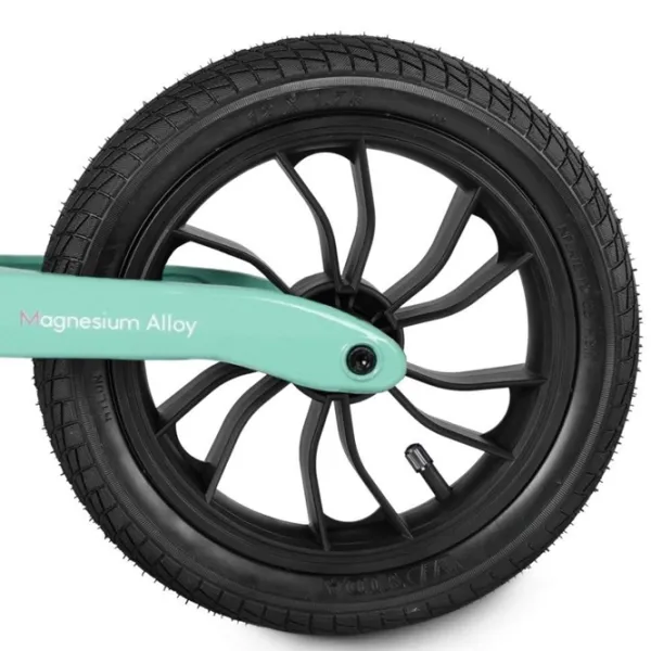Bicicletă fără pedale Qplay Racer 10"  Metal / Mint Black photo 5
