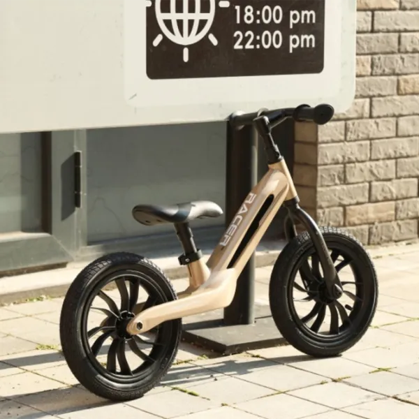 Bicicletă fără pedale Qplay Racer 10"  Metal / Platinum Black photo 4