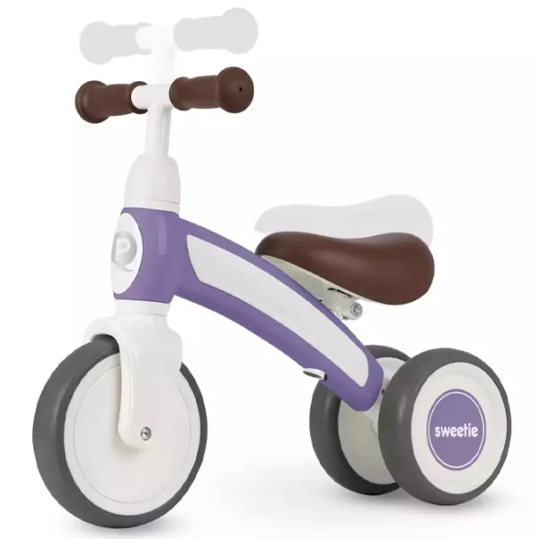 Bicicletă fără pedale Qplay Sweetie  Metal / Purple White photo 3
