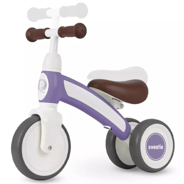Bicicletă fără pedale Qplay Sweetie  Metal / Purple White photo 3