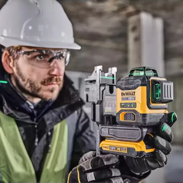 Лазерный нивелир Dewalt DCLE34031N-XJ Линейный / Аккумулятор photo 4