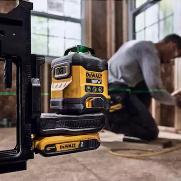 Лазерный нивелир Dewalt DCLE34031N-XJ Линейный / Аккумулятор photo 7