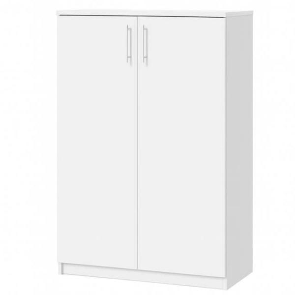 Шкаф Fabrik Home Office-Line №8 126 x 80 x 40см / ЛДСП / Белый ясень photo 1