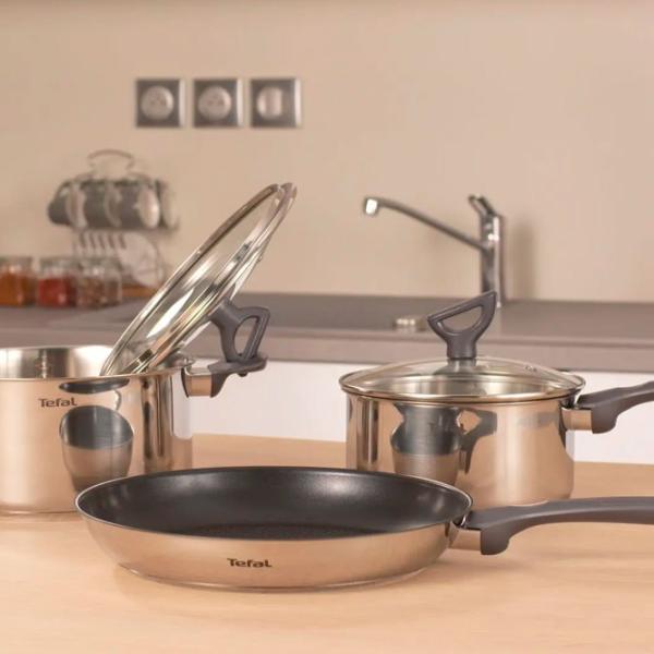 Набор кастрюль Tefal G712S855 2.2л Нержавеющая сталь / Нержавеющая сталь photo 8