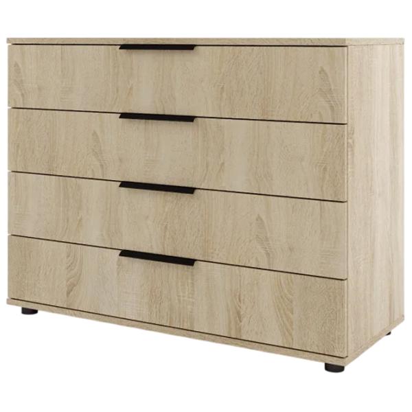 Комод ML-Mobila Lira 84 x 110 x 45см / ДСП / Дуб cонома photo 1