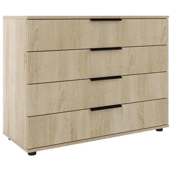 Комод ML-Mobila Lira 84 x 110 x 45см / ДСП / Дуб cонома photo 3