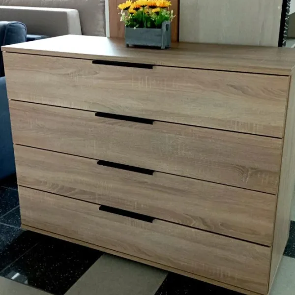 Комод ML-Mobila Lira 84 x 110 x 45см / ДСП / Дуб cонома photo 5