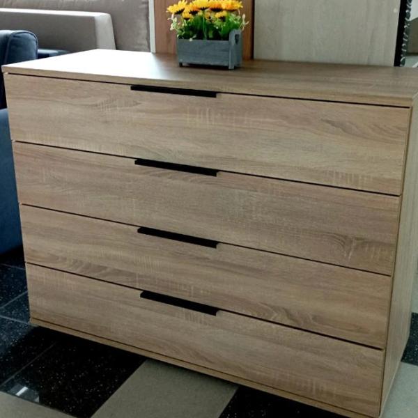 Комод ML-Mobila Lira 84 x 110 x 45см / ДСП / Дуб cонома photo 5
