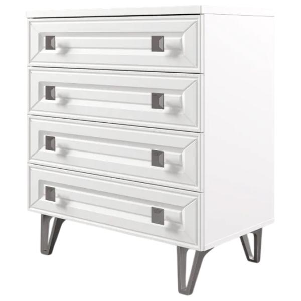 Комод ML-Mobila Mira № 9 90 x 80 x 45см / ДСП / White photo 1