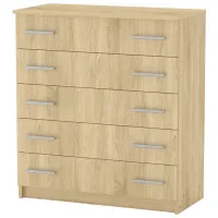 Comodă ML-Mobila 5 89 x 80 x 38 / PAL / Sonoma Oak
