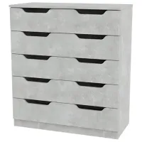 Comodă ML-Mobila 5М 90 x 80 x 38 / PAL / Atelier Light