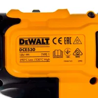 Suflantă de aer cald Dewalt DCE530N / Yellow photo 6