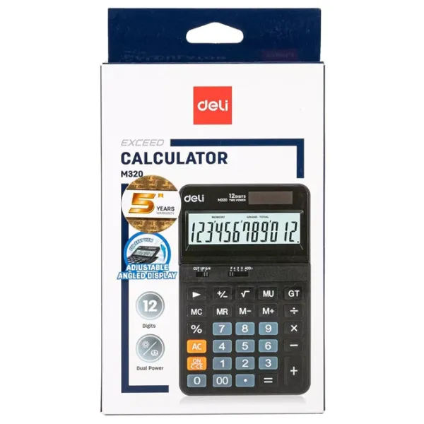 Калькуляторы DELI M320 Бухгалтерский /  photo 5