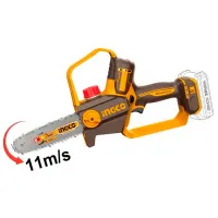 Fierăstrău cu lanţ INGCO CGSLI20882 Cu acumulator/ Yellow photo 3