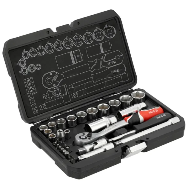 Set chei tubulare Yato YT-38700 Cantitatea în set: 34 buc. photo 1