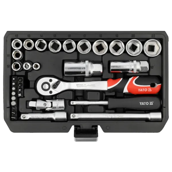 Set chei tubulare Yato YT-38700 Cantitatea în set: 34 buc. photo 2