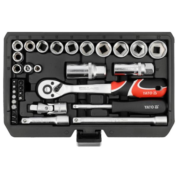 Set chei tubulare Yato YT-38700 Cantitatea în set: 34 buc. photo 2