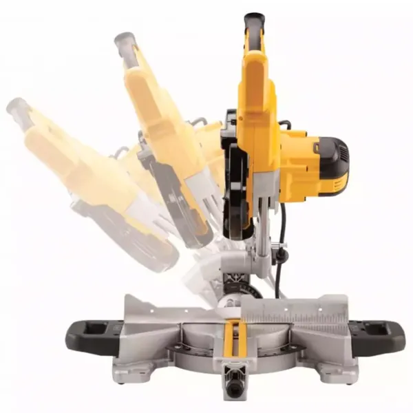 Fierăstrău pentru tăieri înclinate Dewalt DWS774 216 mm / Yellow photo 2