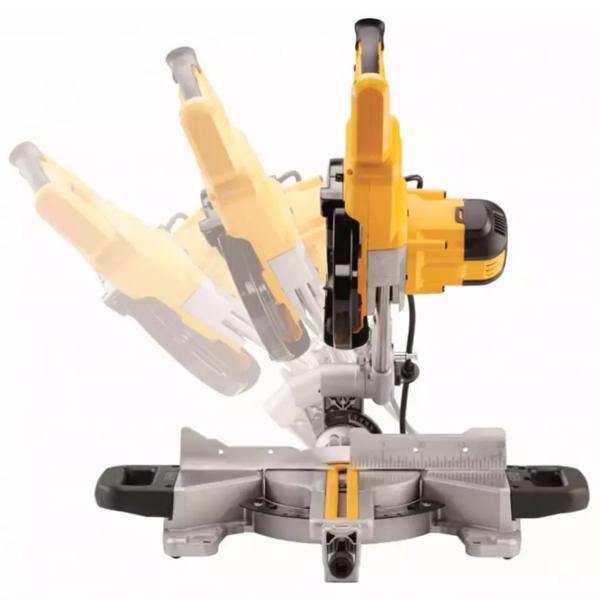 Fierăstrău pentru tăieri înclinate Dewalt DWS774 216 mm / Yellow photo 2