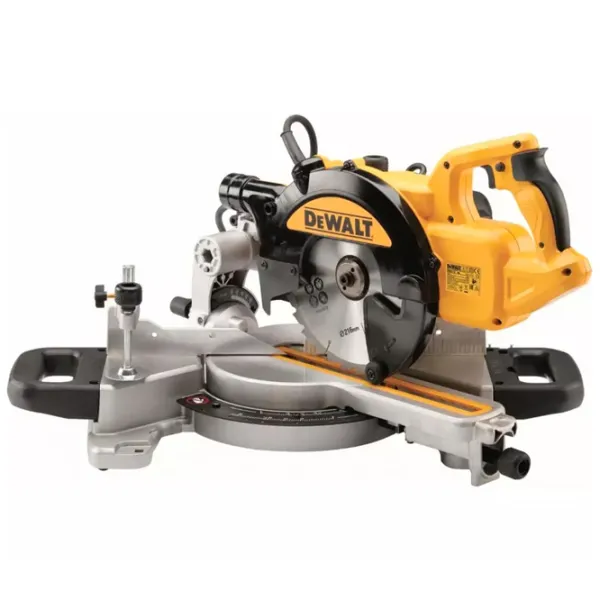 Fierăstrău pentru tăieri înclinate Dewalt DWS774 216 mm / Yellow photo 5