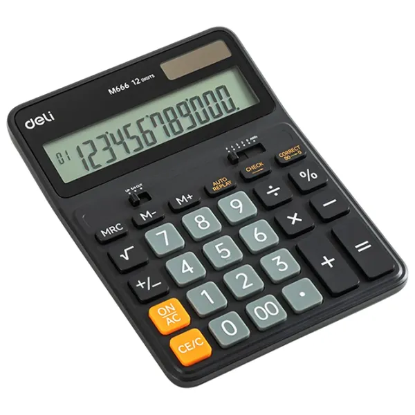 Calculatoare de birou DELI M666 Pentru contabilitate /  photo 1